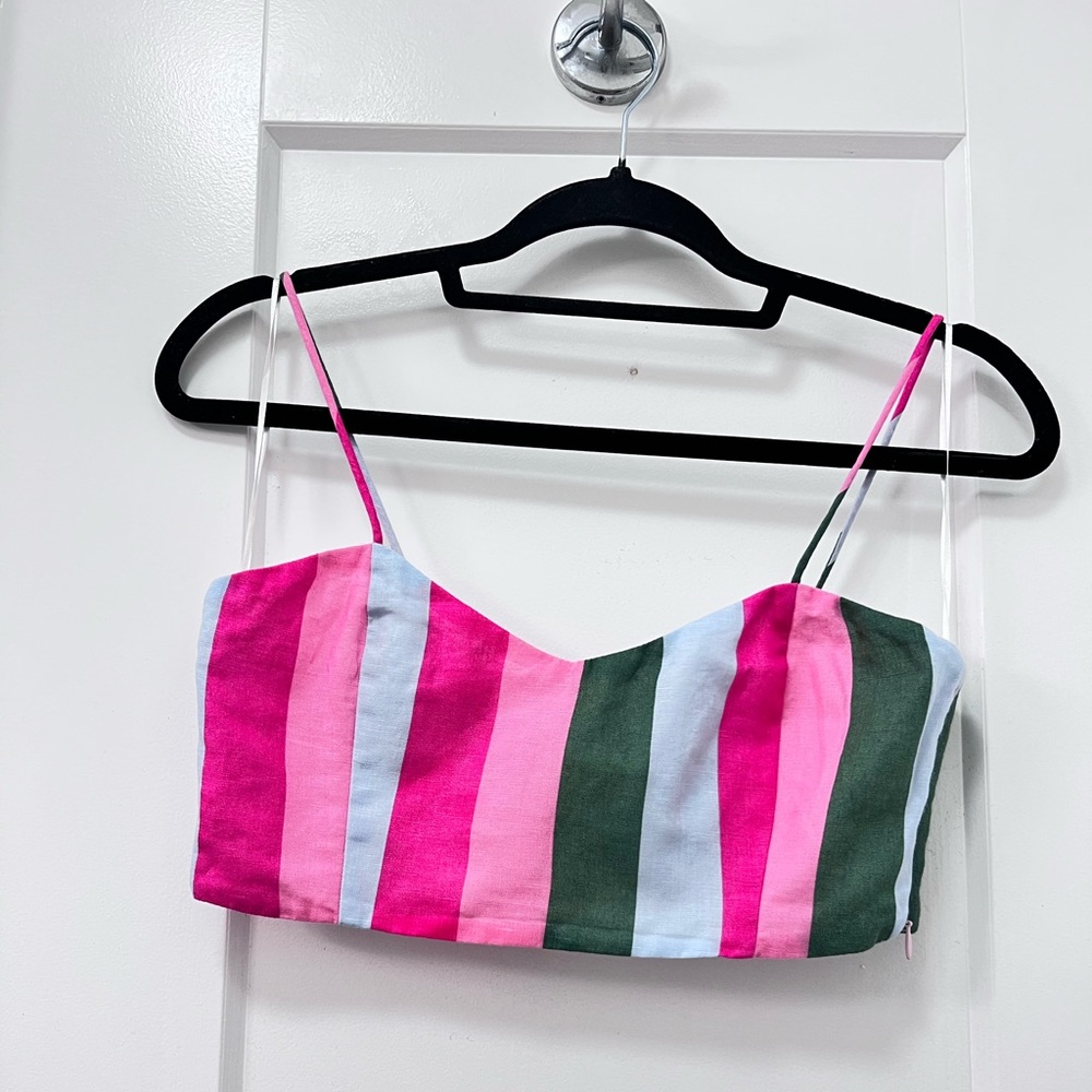 Zara Stripe Crop top